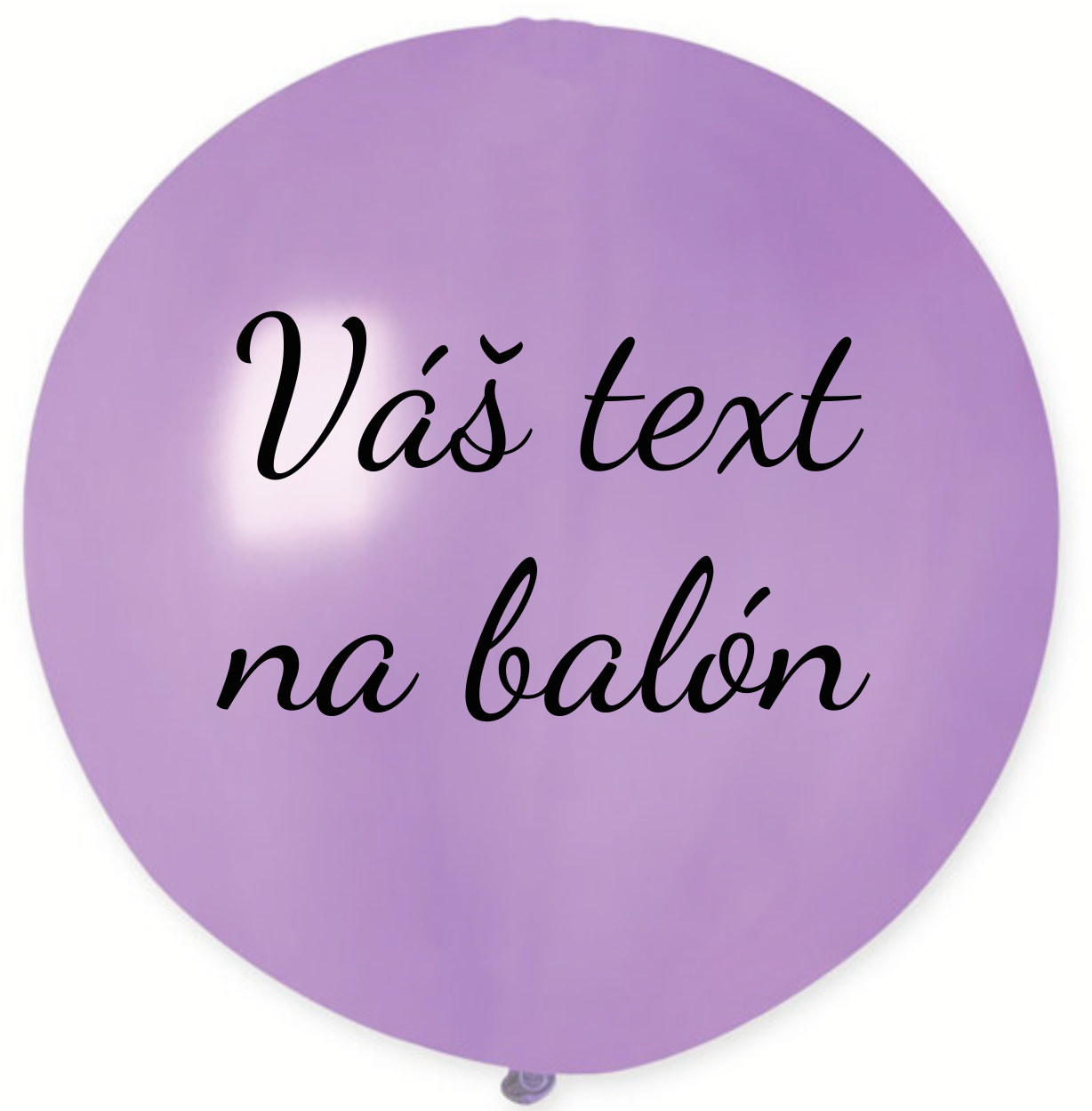 Levně Personal Balón s textem - Levandulový 80 cm