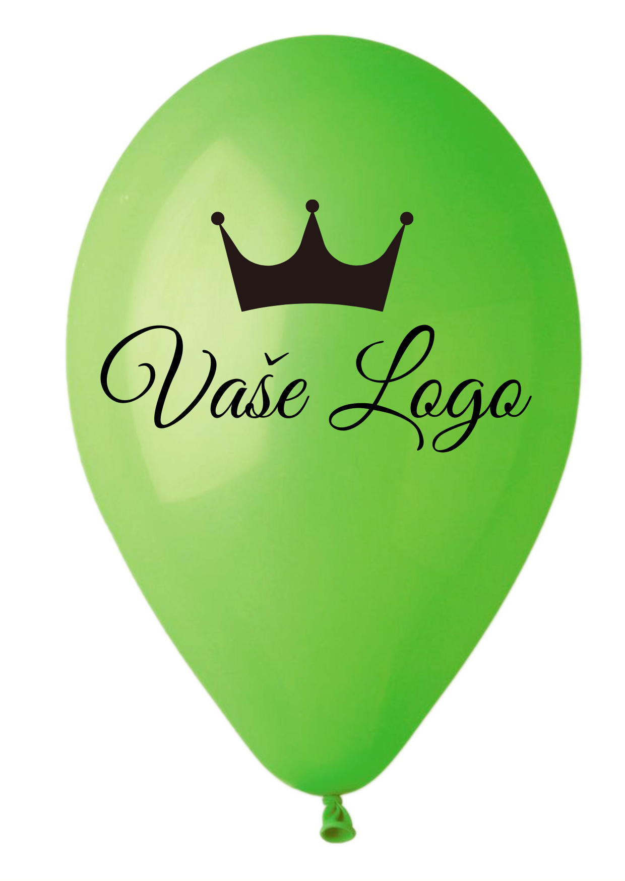 Personal Balónek s logem - Zelený 26 cm
