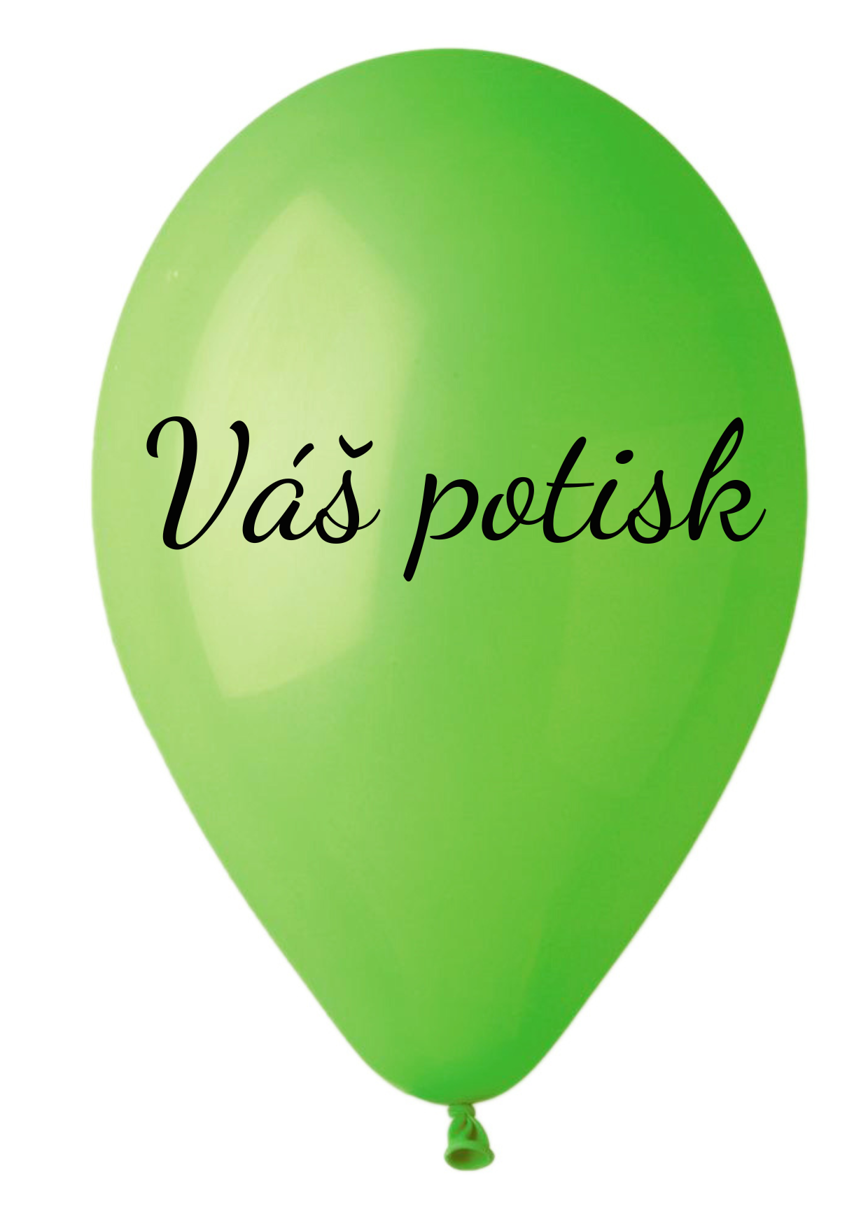 Personal Balónek s textem - Zelený 26 cm