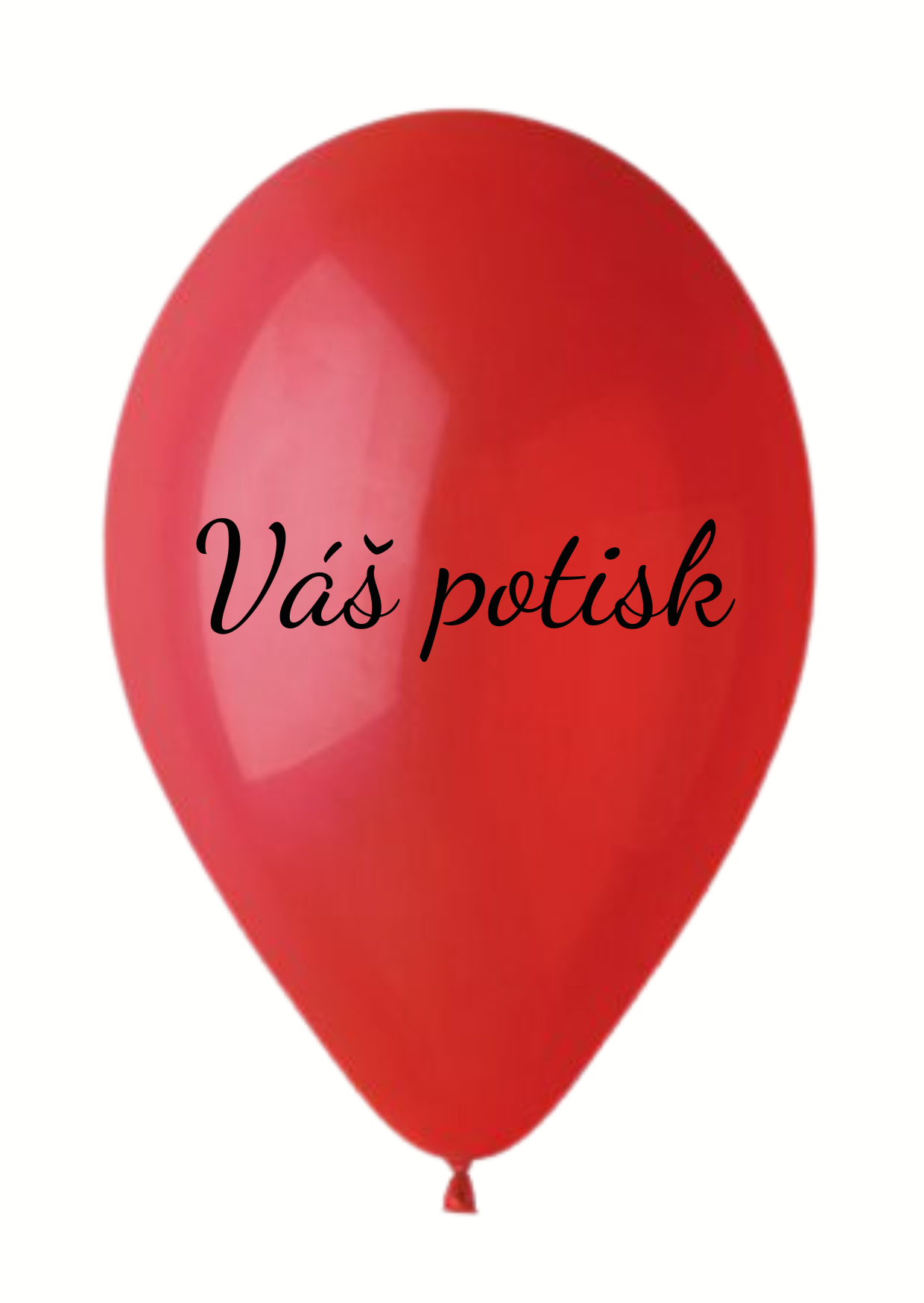Personal Balónek s textem - Červený 26 cm