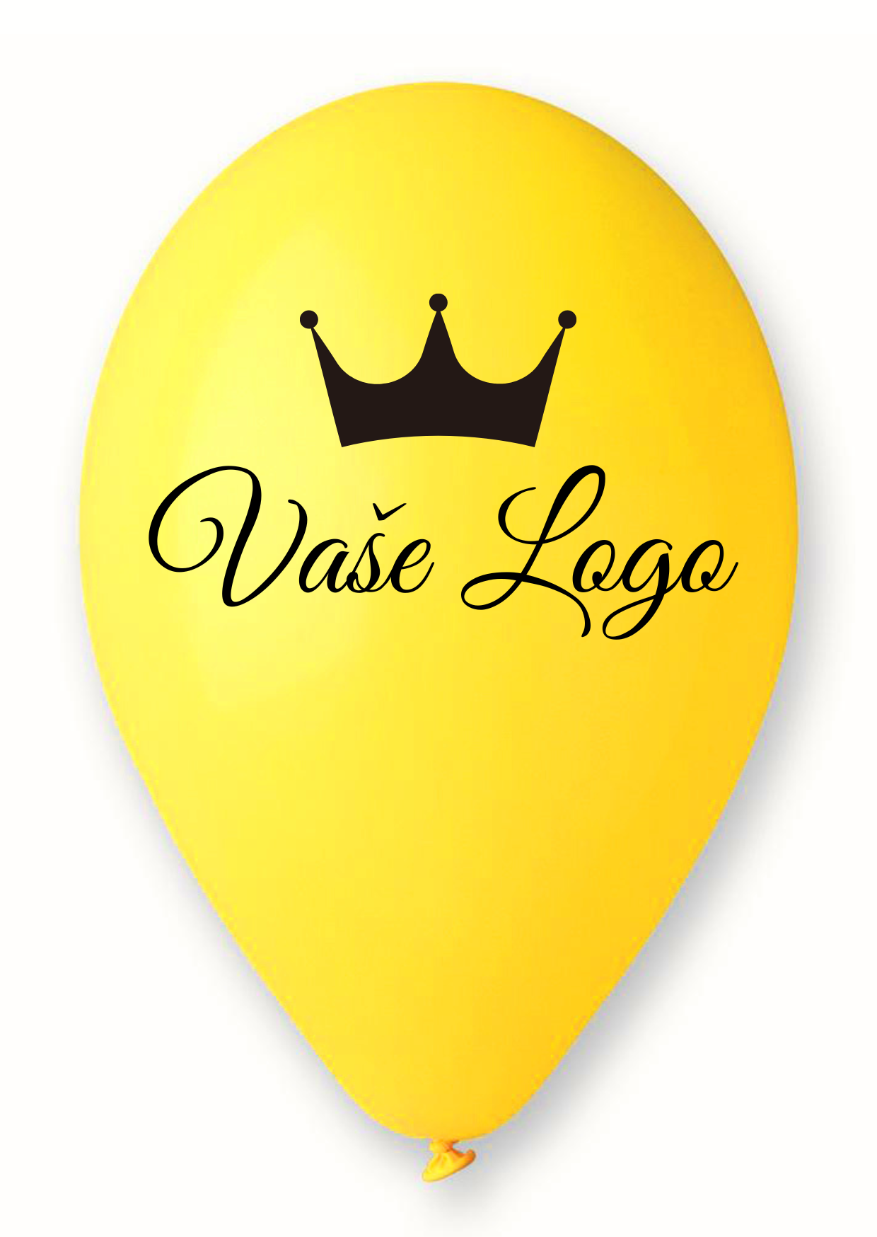 Levně Personal Balónek s logem - Žlutý 26 cm