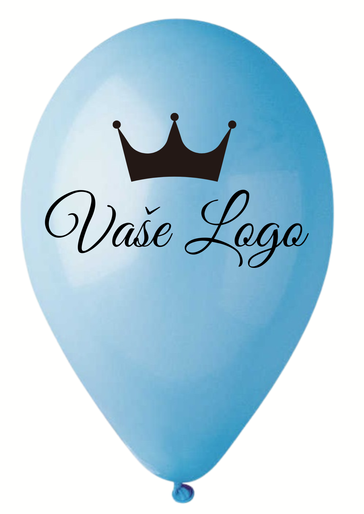 Levně Personal Balónek s logem- Baby modrý 26 cm