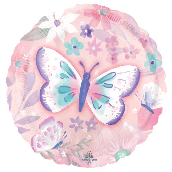 Amscan Fóliový balón - Motýli  43 cm