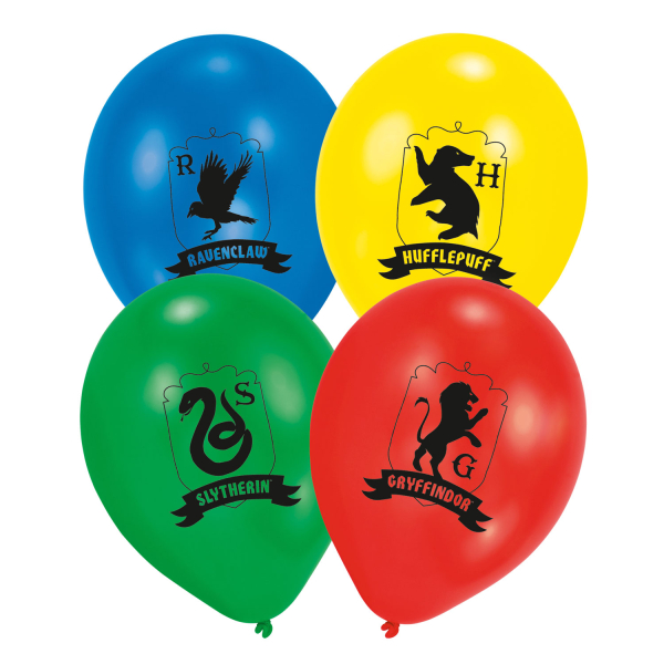 Levně Amscan Sada latexových balonů - Harry Potter fakulty 6 ks