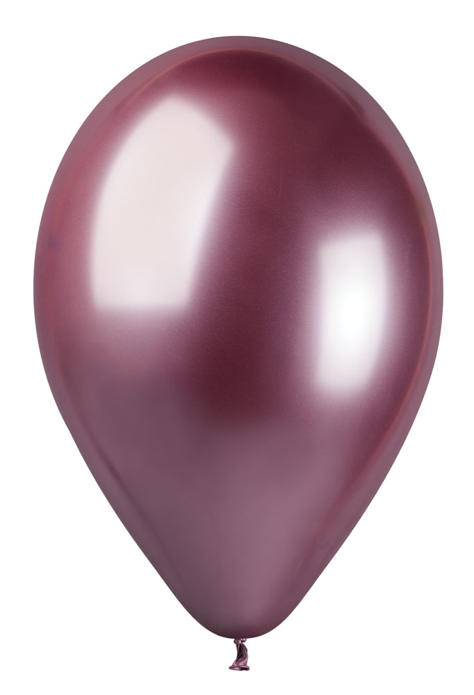 Levně Svet balonku Sada chromových balonů - Růžové, 5 ks