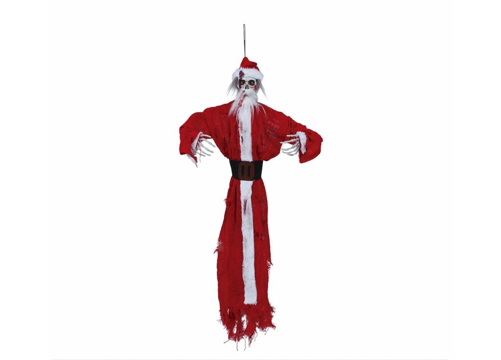 Guirca Visíci dekorace - zombie Santa 90 cm