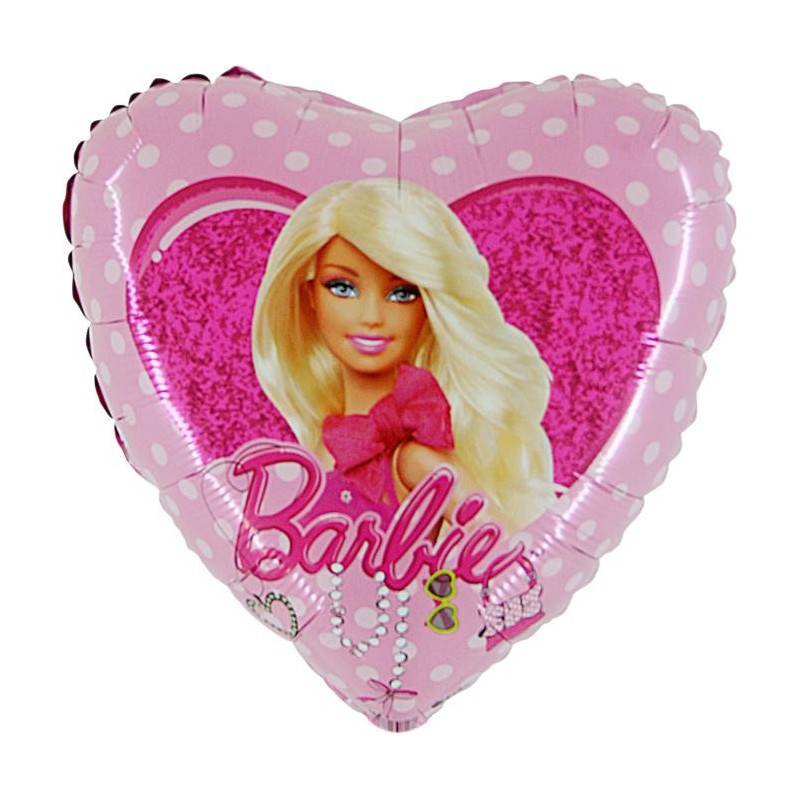 Levně BP Fóliový balón - Barbie, srdce 45 cm