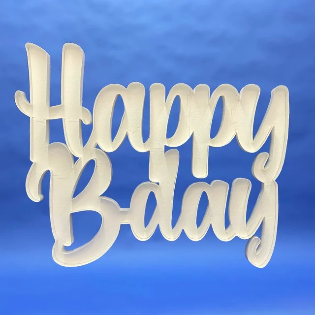 Levně Nikoloon Šablona na balóny - Happy B-Day