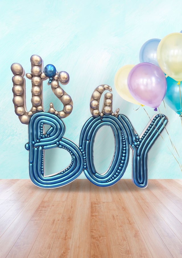 Levně Nikoloon Šablona na balóny - It´s a Boy