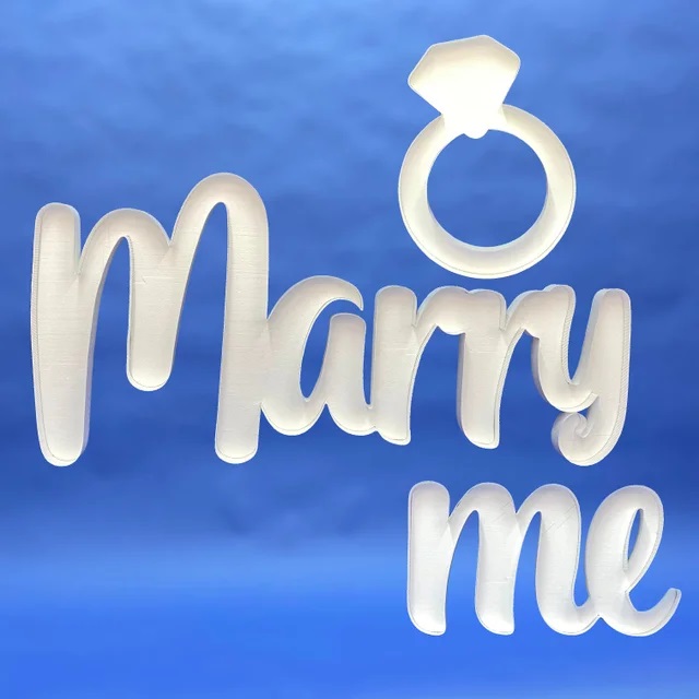 Levně Nikoloon Šablona na balóny - Marry me
