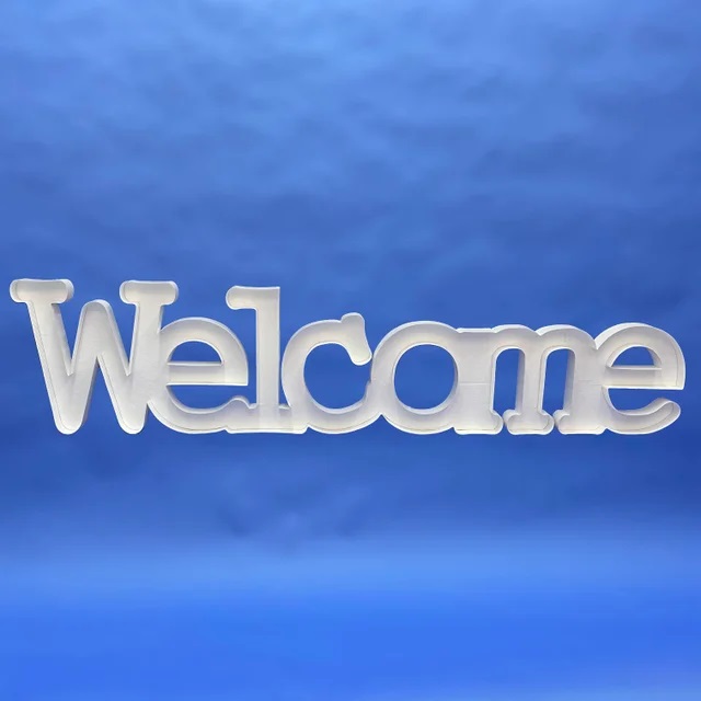 Levně Nikoloon Šablona na balóny - Welcome