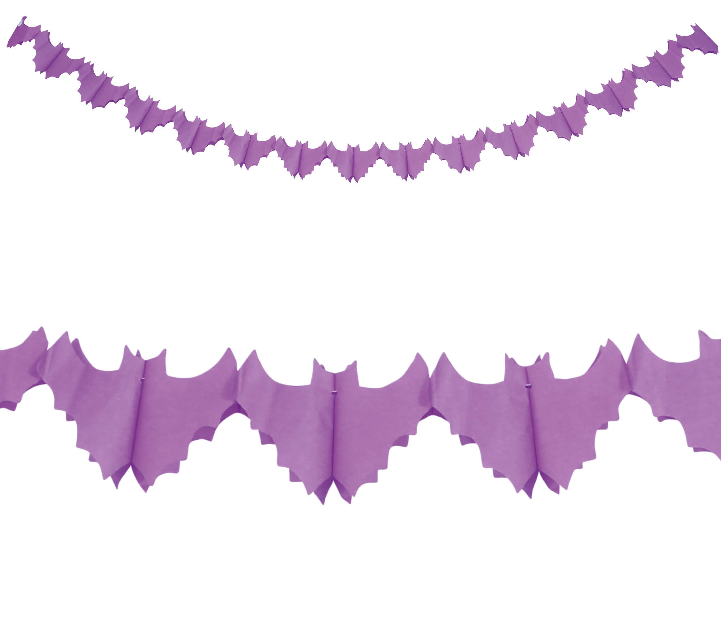 Guirca Papírová girlanda - Fialové netopýry