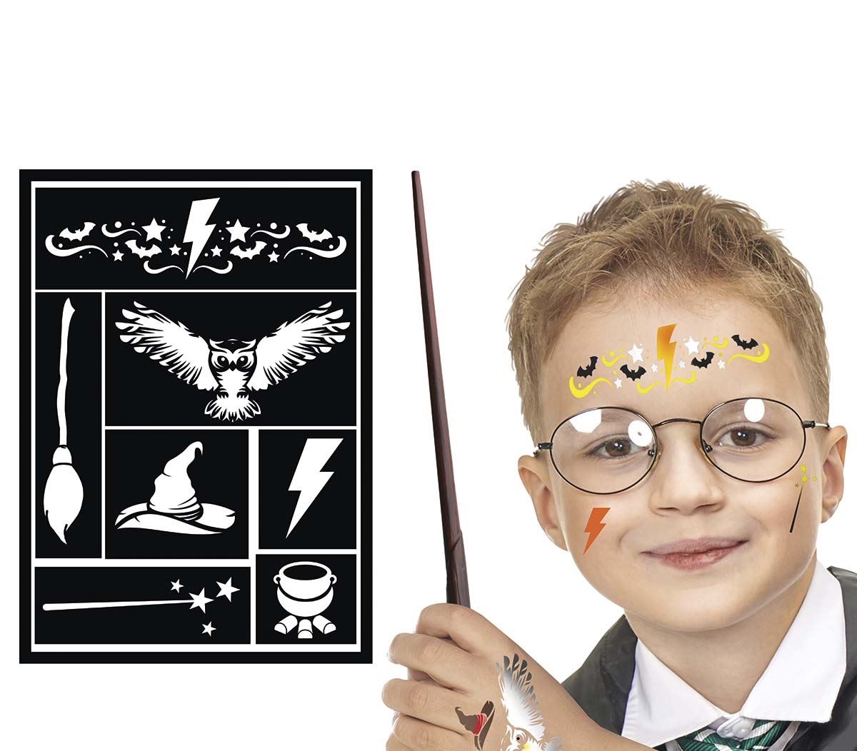 Levně Guirca Šablona na make up - Harry Potter