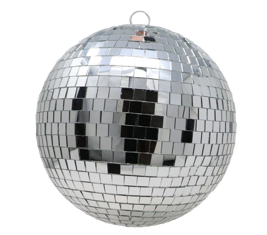 Levně Guirca Disco koule - Stříbrná 20 cm