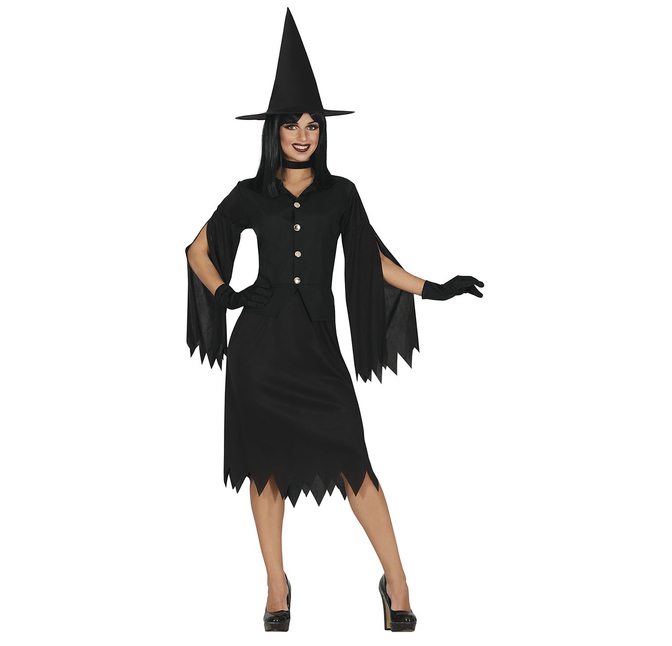 Guirca Dámský kostým - Čarodějnice ze Salemu Velikost - dospělý: M