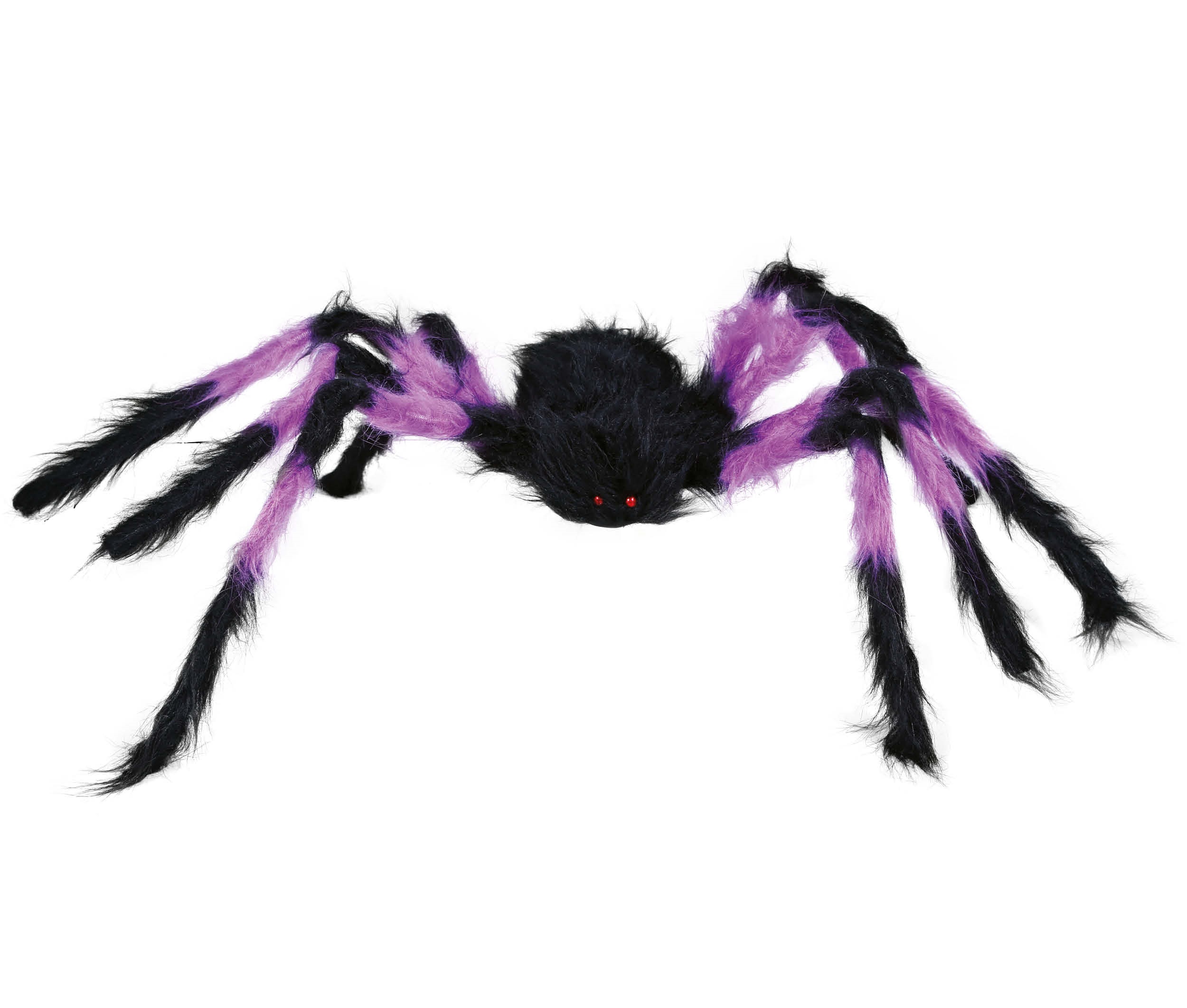 Levně Guirca Halloweenská dekorace - Fialový pavouk 75 cm