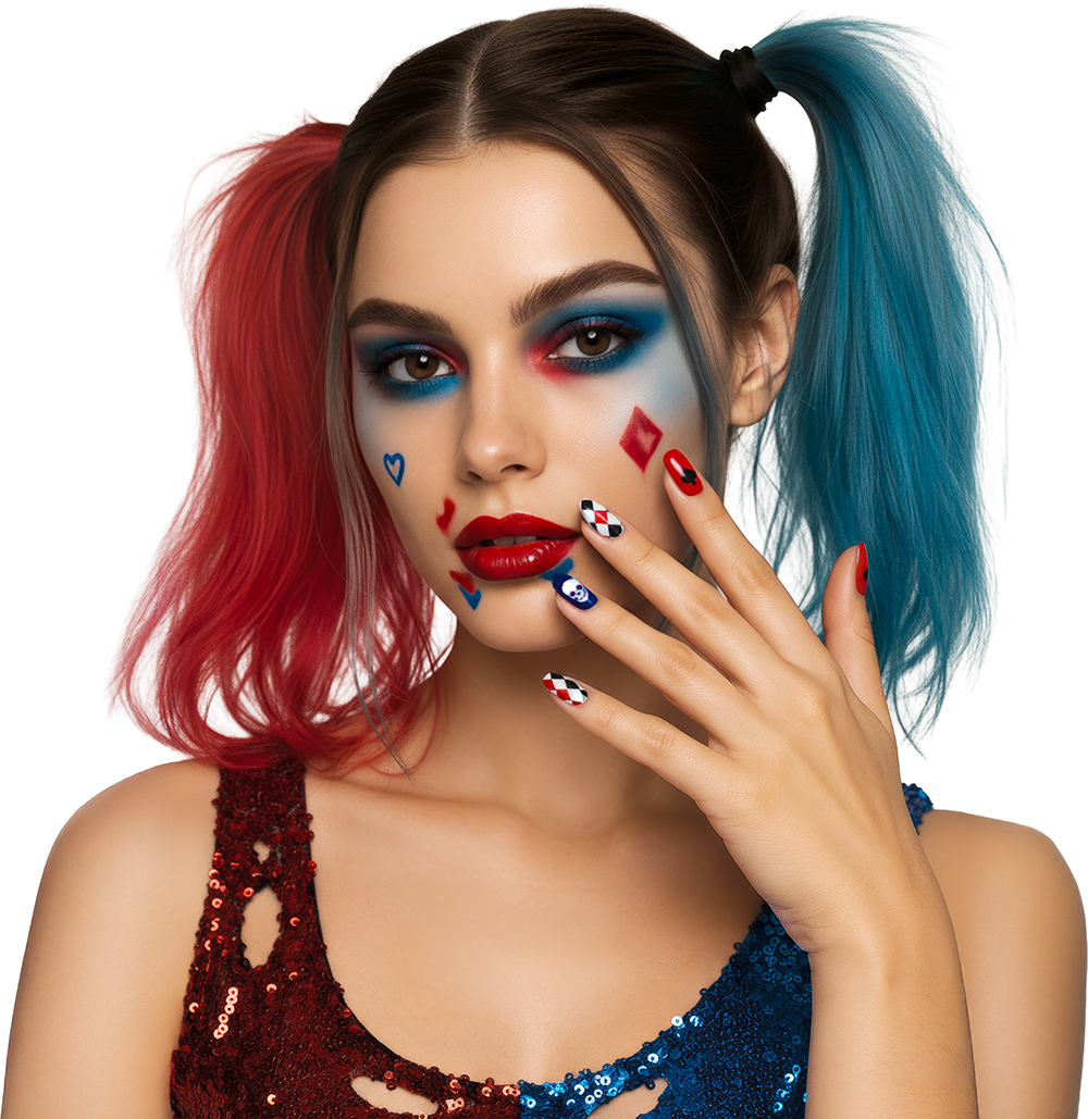 Levně Guirca Nehty - Harley Quinn