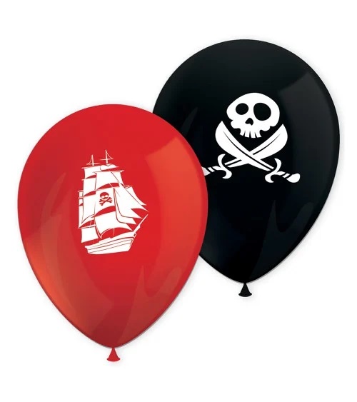 Levně Procos Balóny s potiskem - Piráti