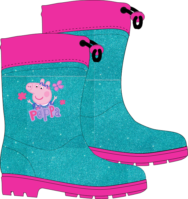 Levně Eplus Dívčí holínky - Peppa Pig Obuv: 23/24