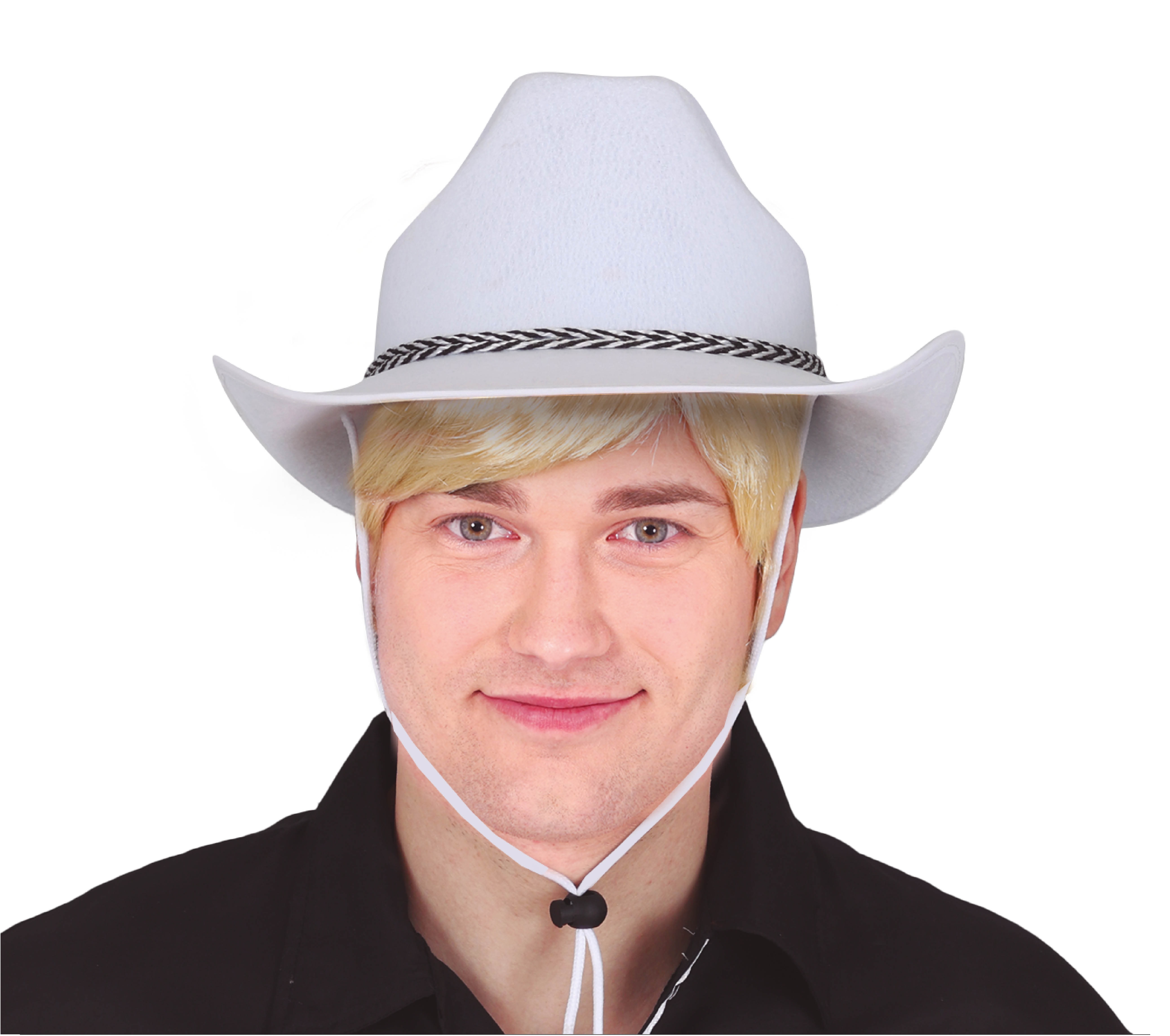 Levně Guirca Pánský klobouk - Bílý