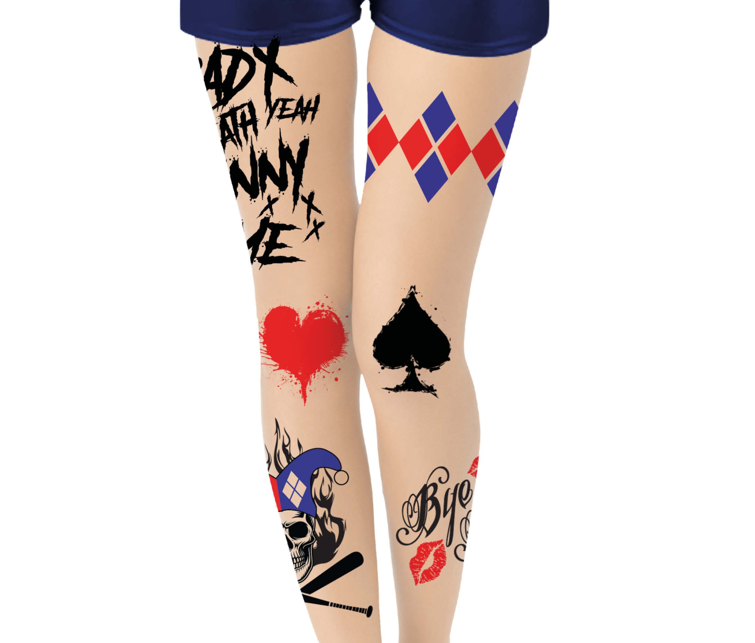 Levně Guirca Dámské punčochy - Harley Quinn