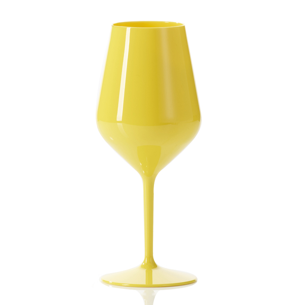 Levně Santex Sklenice pro vícenásobné použití - Jednobarevné 470 ml Barva: Žlutá