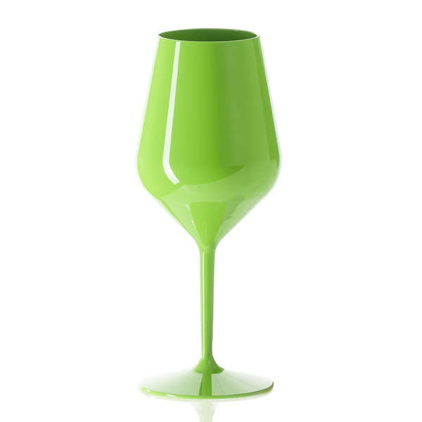 Levně Santex Sklenice pro vícenásobné použití - Jednobarevné 470 ml Barva: Zelená