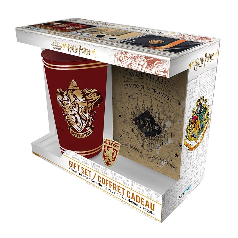 Levně ABY style Sada pohár, zápisník, odznak - Harry Potter záškodnická mapa