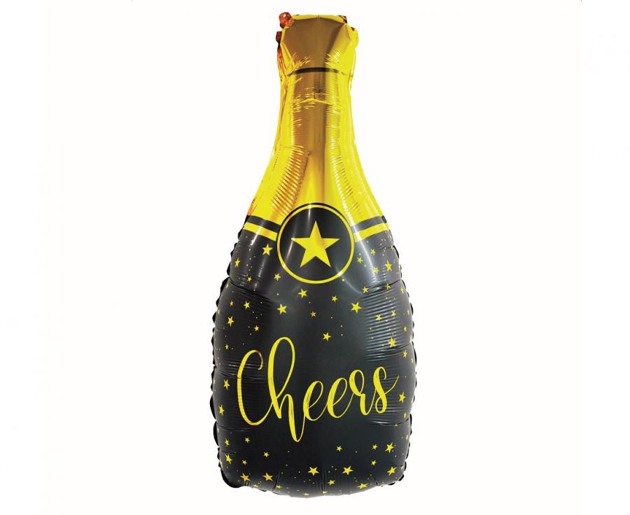 Levně Godan Fóliový balón - Cheers, černé