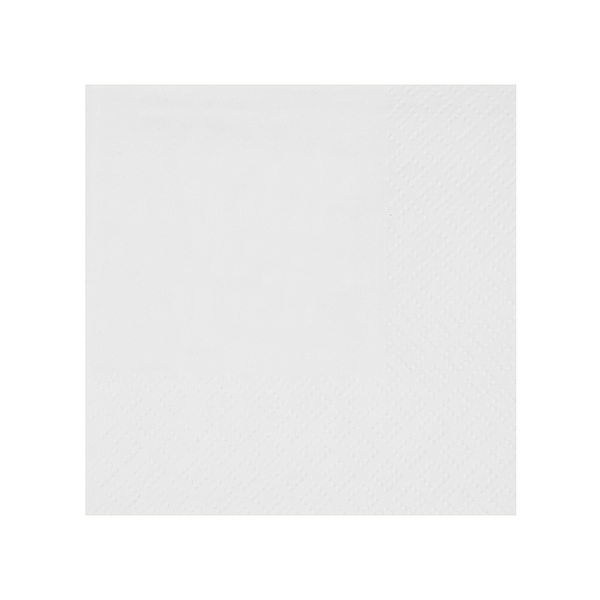 Santex Servítky - jednofarebné 21 x 20 cm Barva: Bílá