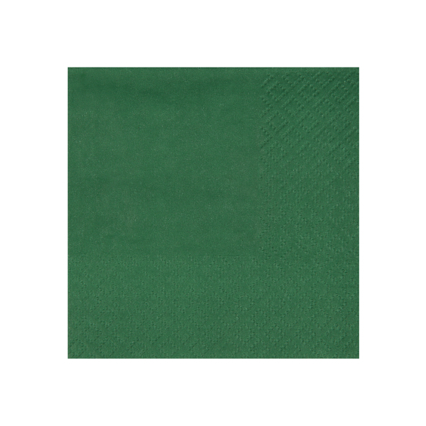 Levně Santex Servítky - jednofarebné 21 x 20 cm Barva: Tmavozelená