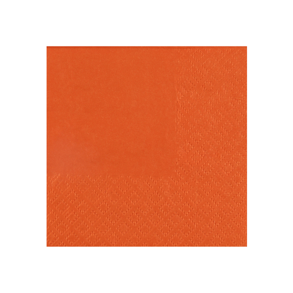 Levně Santex Servítky - jednofarebné 21 x 20 cm Barva: Oranžová
