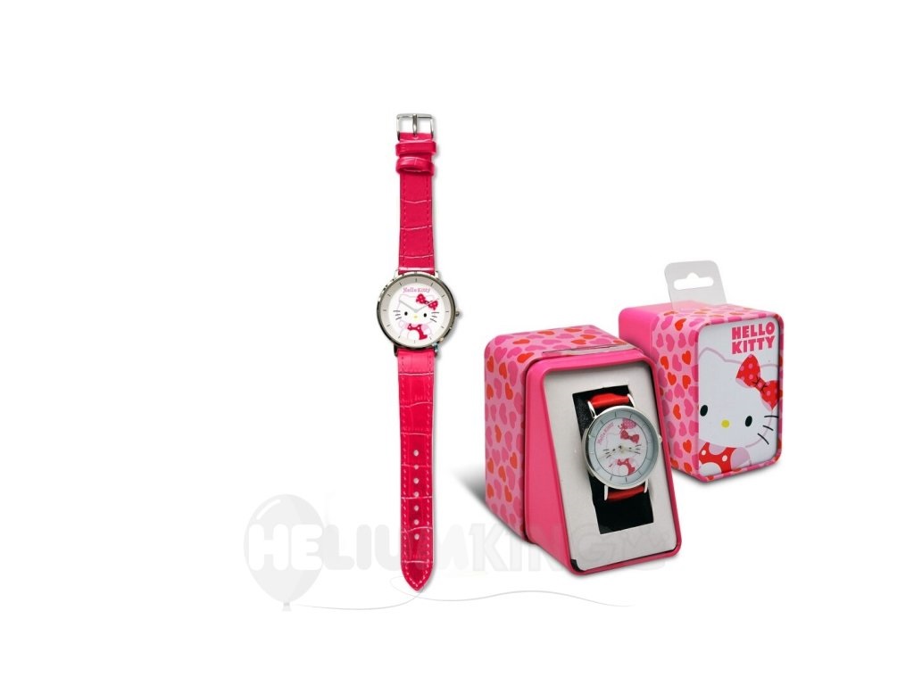 Levně Euroswan Dětské náramkové hodinky - Hello Kitty