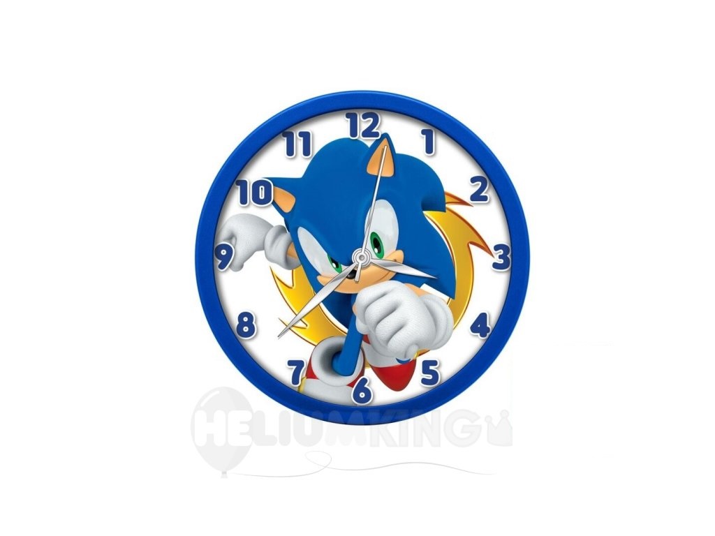 Levně Kids Licensing Nástěnné hodiny - Sonic