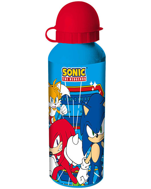 Levně Kids Licensing Láhev na vodu - Sonic Barva: Červená