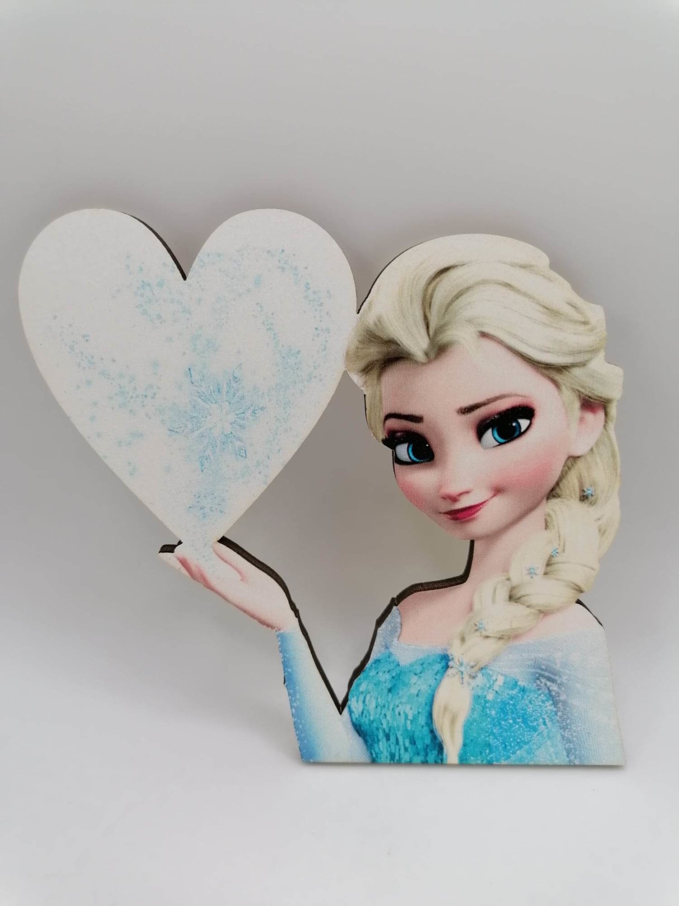 Loranc Magnetka na dort - Elsa se srdíčkem