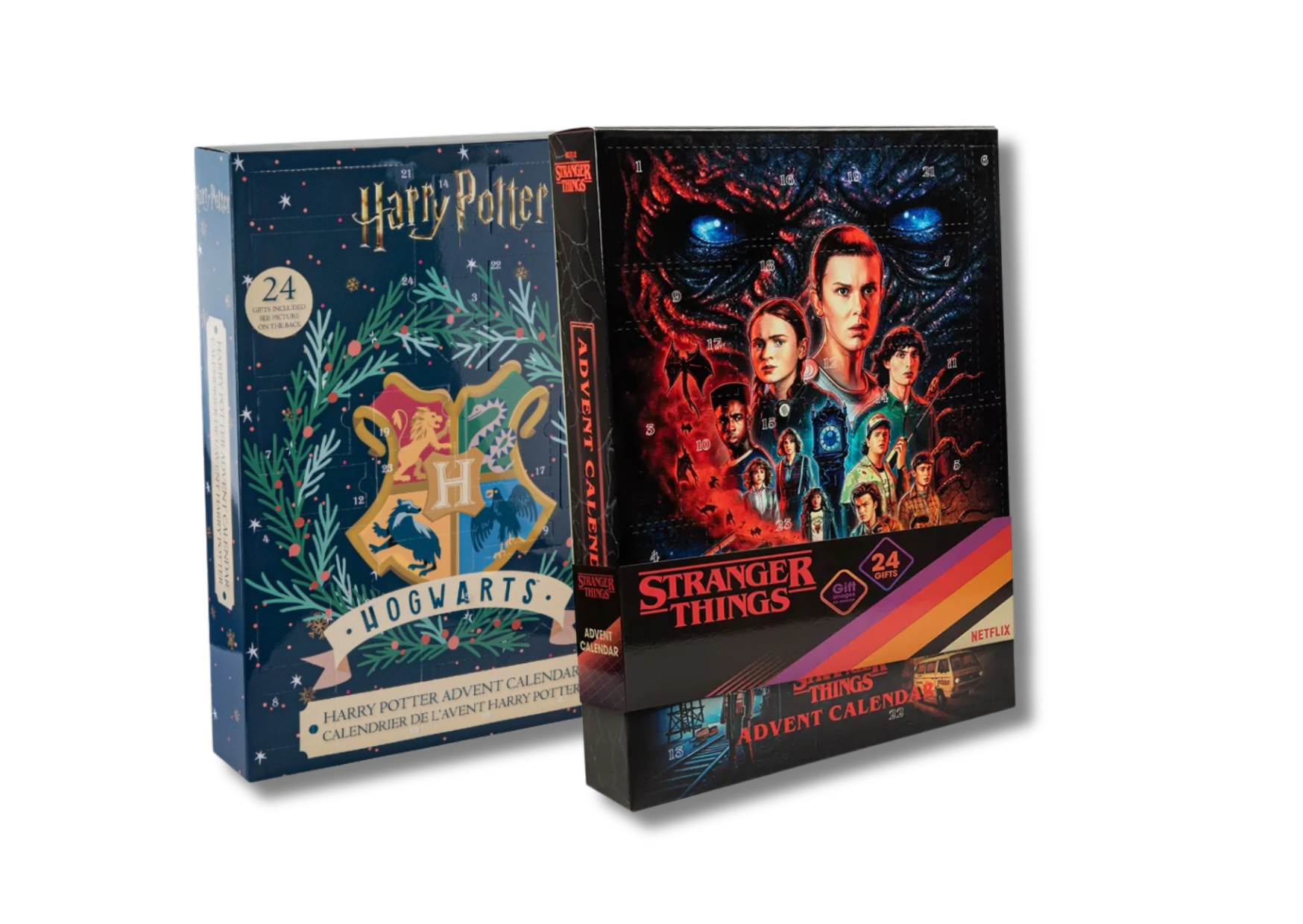Adventní kalendář 1+1 za polovinu - Harry Potter Vánoce + Stranger Things