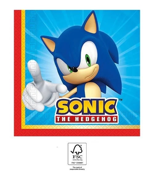 Levně Procos Papírové ubrousky Sonic 33 x 33 cm 20ks