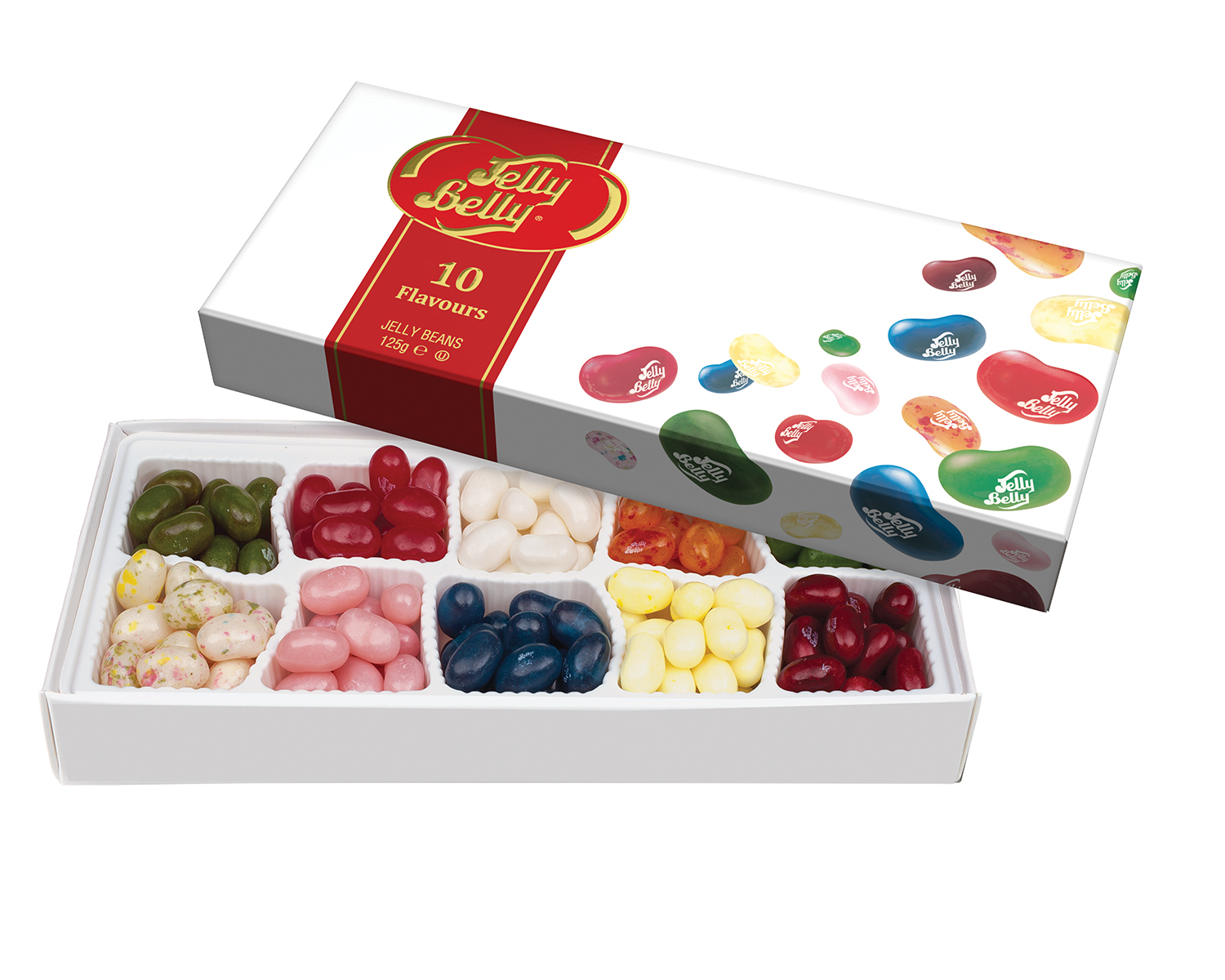 Levně Jelly Belly dárkový box - Ovocný mix 10 x 125 g