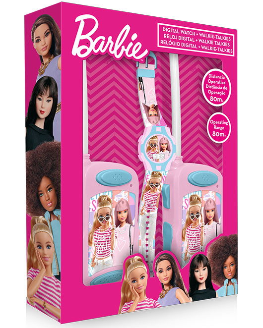Euroswan Set hodinky + vysílačky - Barbie