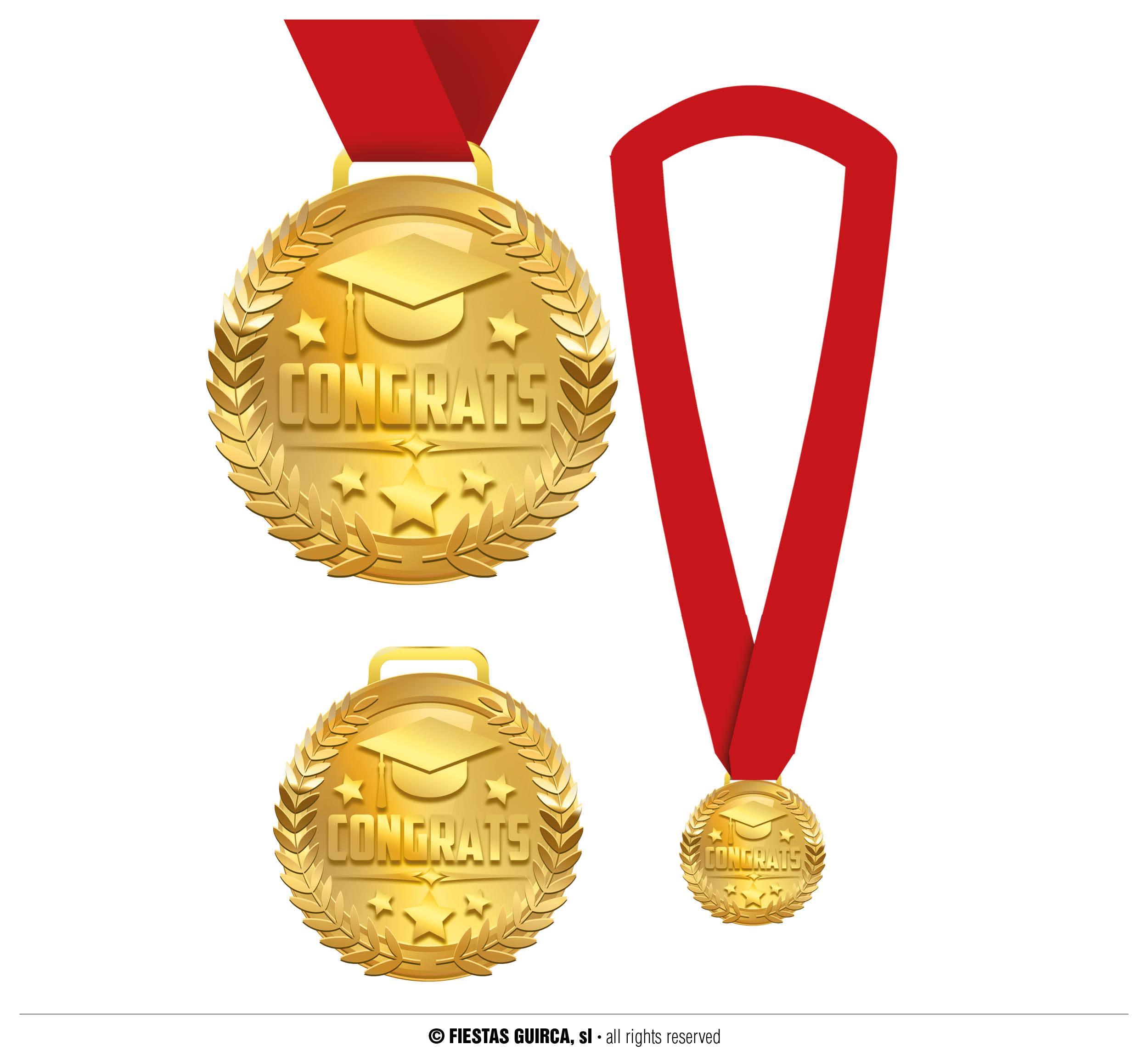 Levně Guirca Medaile "CONGRATS"