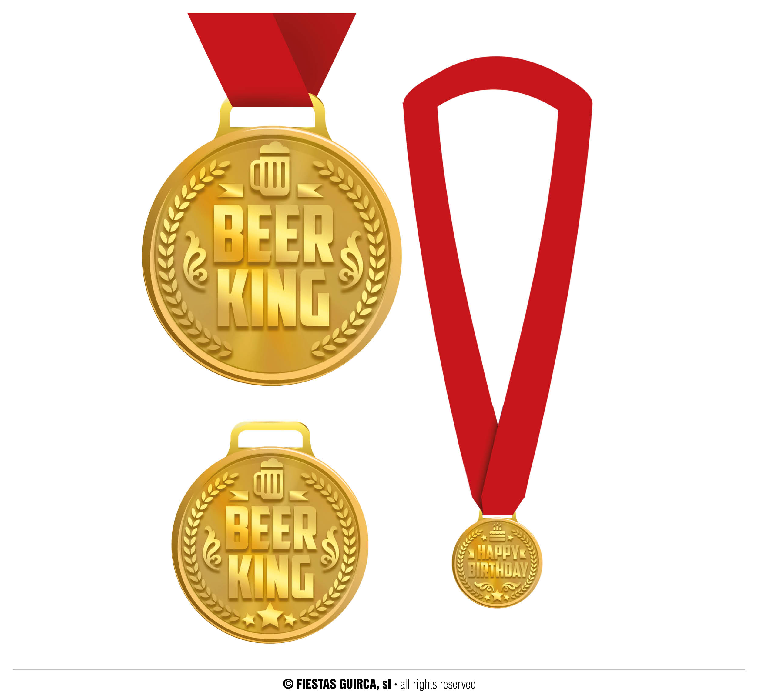 Levně Guirca Medaile "BEER KING"