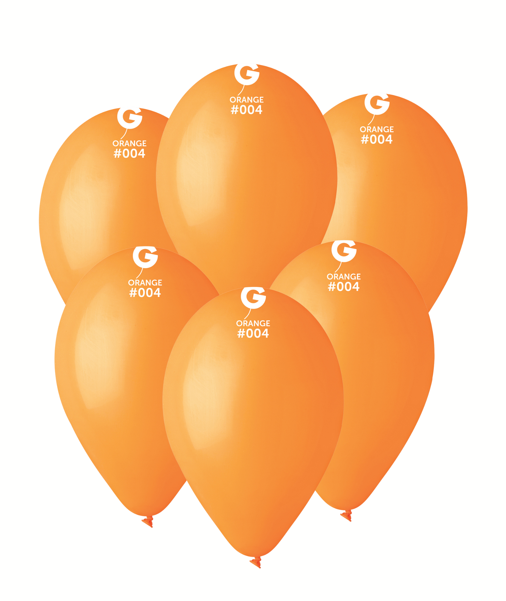 Levně Gemar Balónek pastelový mandarinkově oranžový 26 cm 100 ks