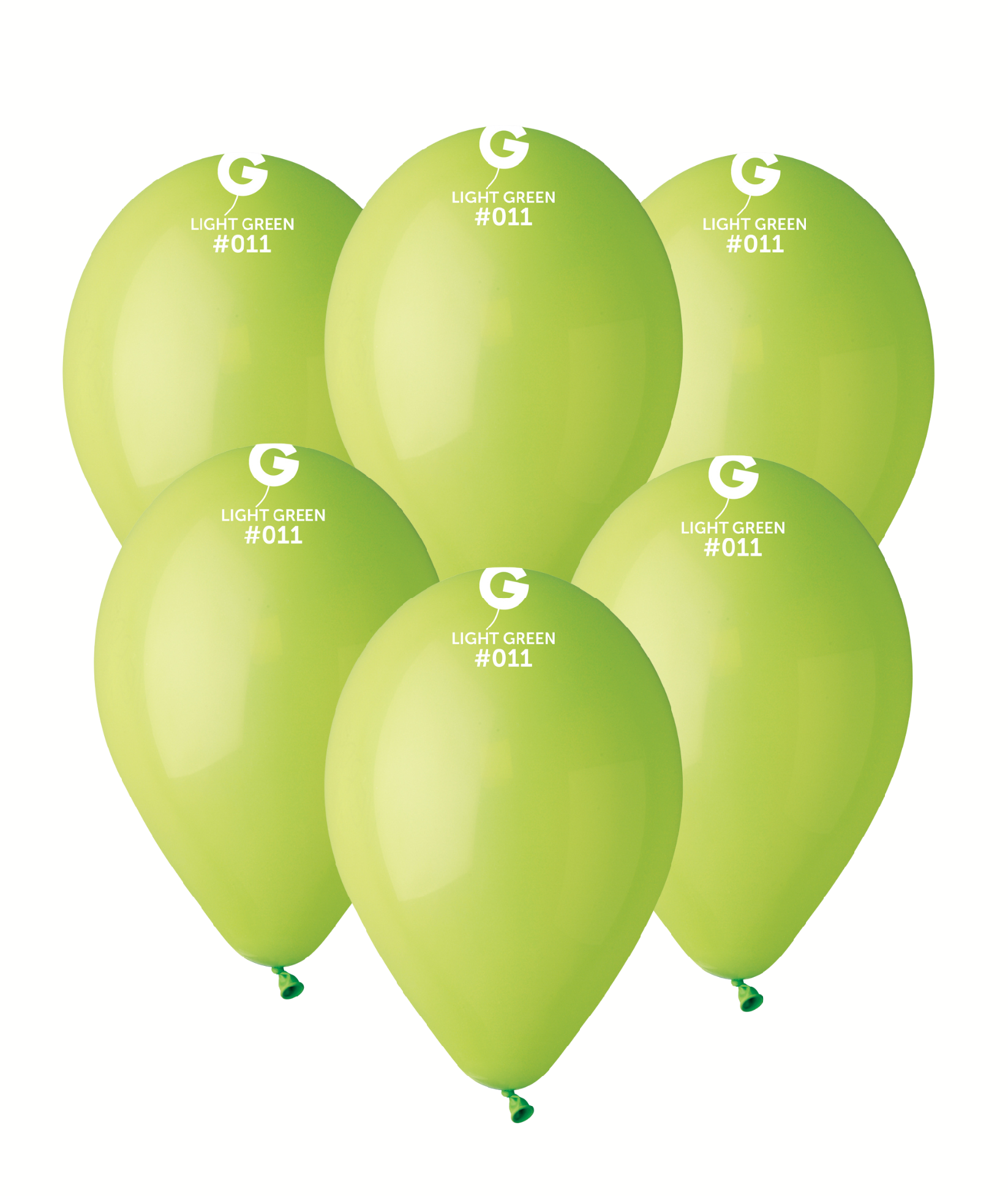 Gemar Balónek pastelový limetkově zelený 26 cm 100 ks