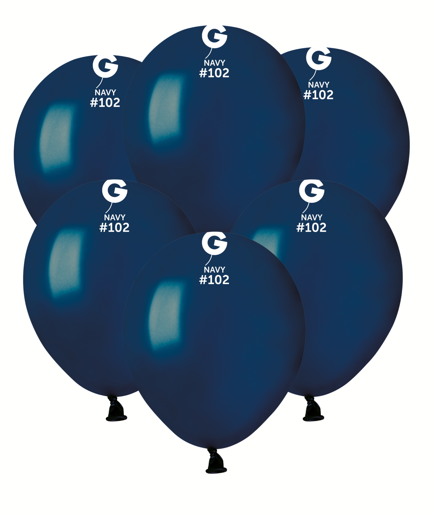 Gemar Balónek pastelový navy modrý 13 cm 100 ks