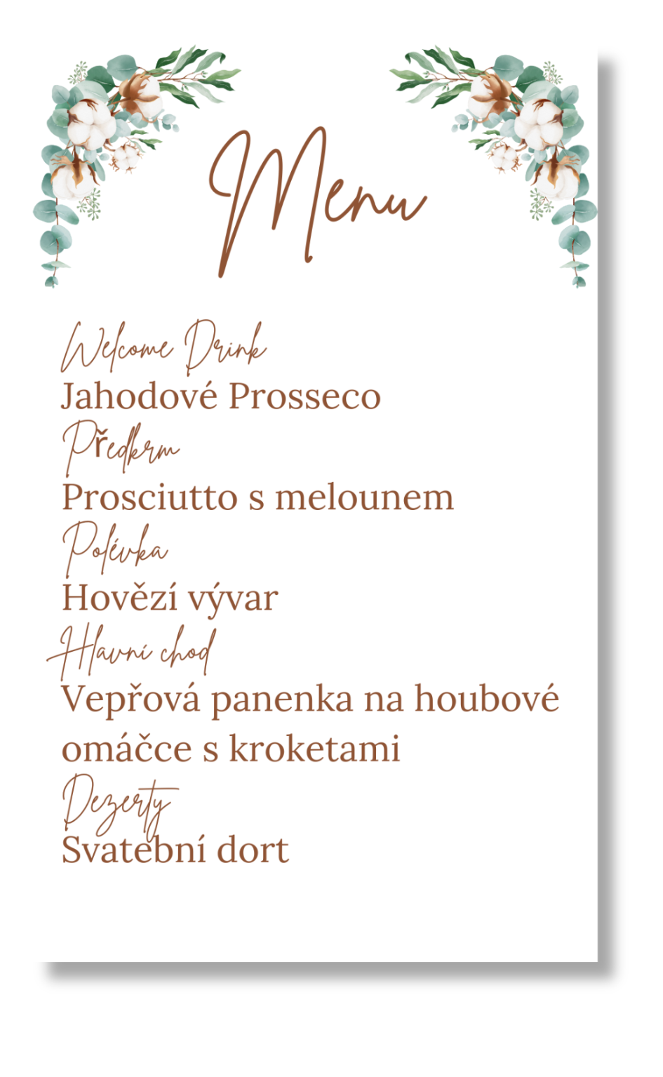 Personal Menu - Mint Folk Zvolte množství: od 31 ks do 60 ks