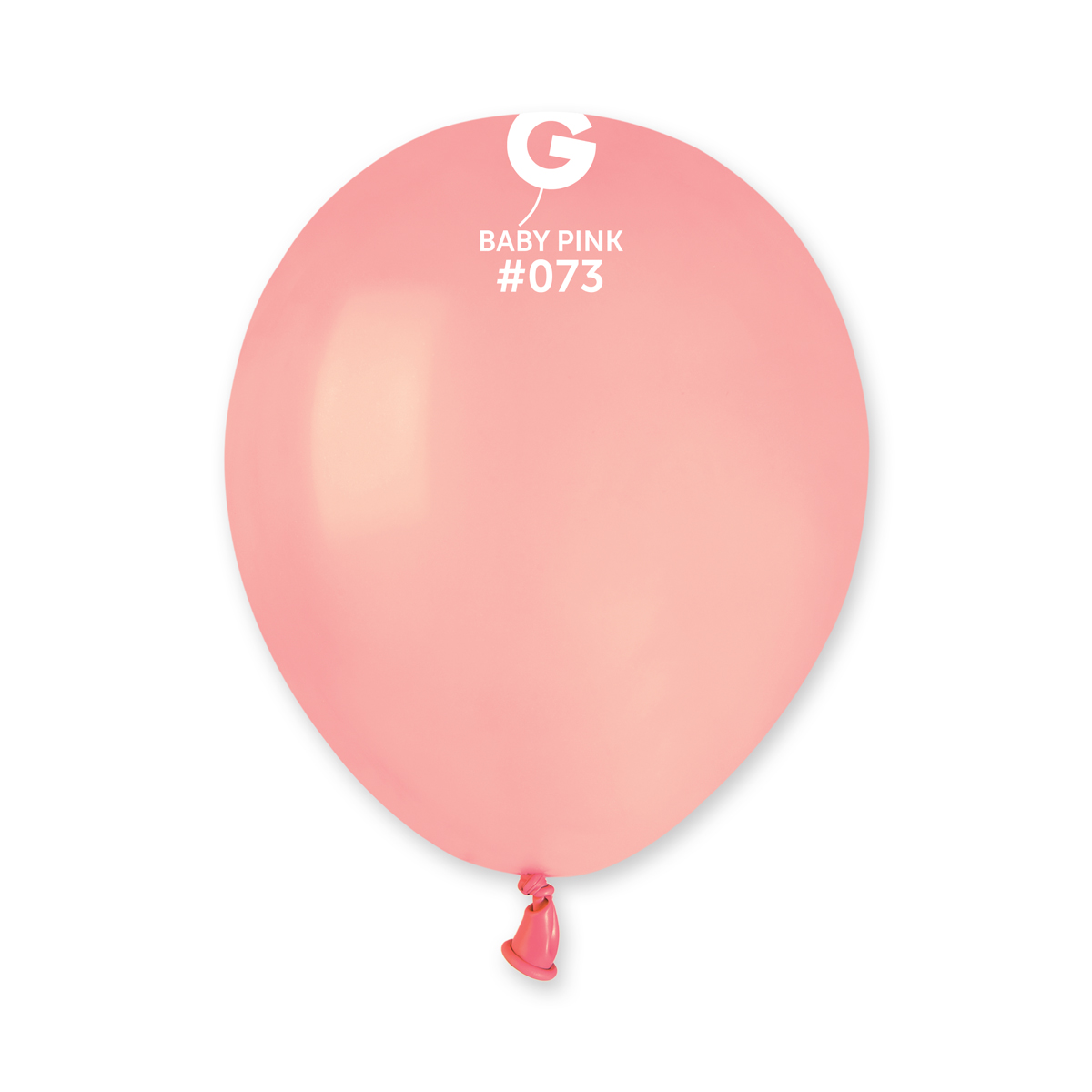 Levně Gemar Balónek pastelový baby růžový 13 cm 100 ks