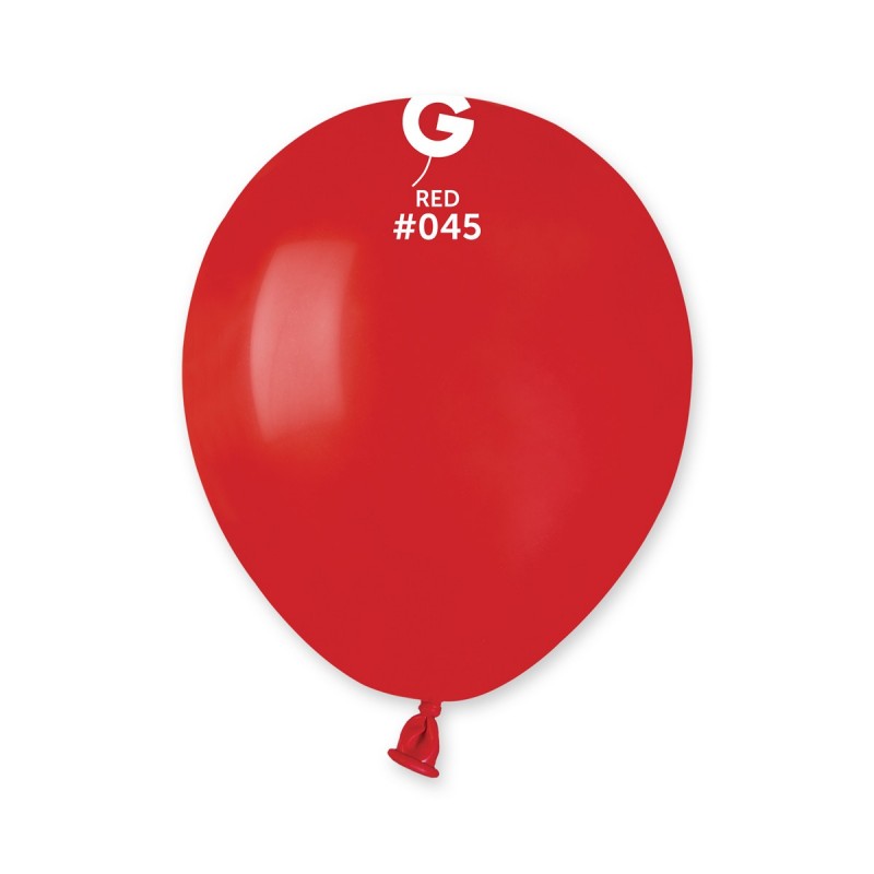 Gemar Balónek pastelový červený 13 cm 100 ks