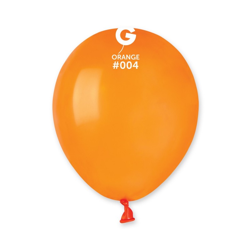 Levně Gemar Balónek pastelový oranžový 13 cm 100 ks