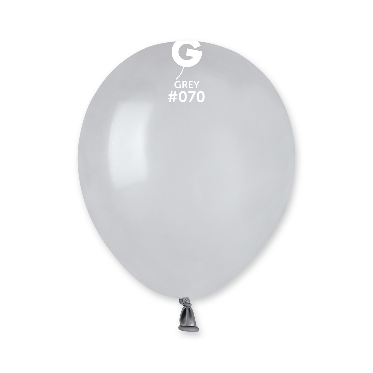 Gemar Balónek pastelový šedý 13 cm 100 ks
